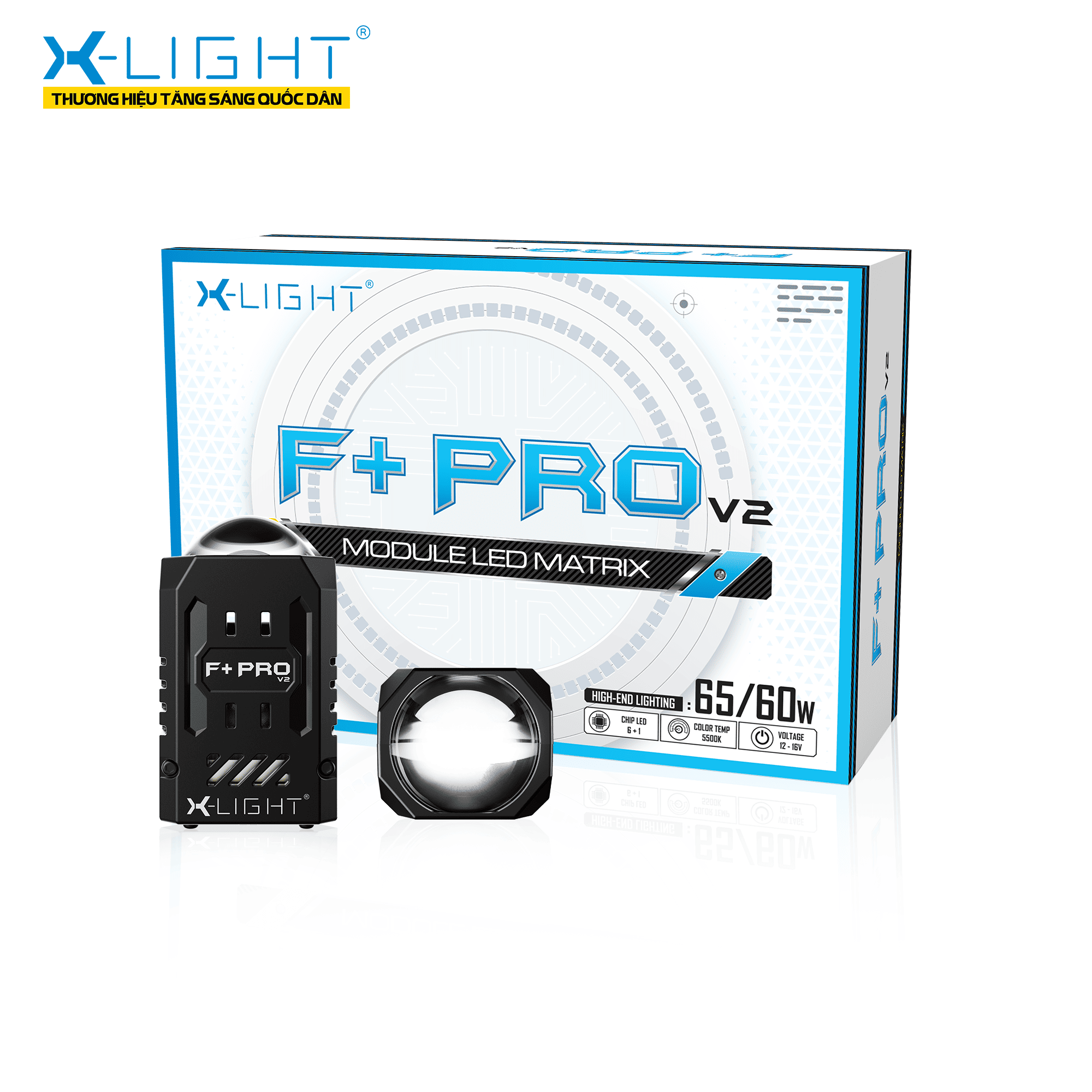 ĐÈN BI LED X-LIGHT F+ PRO - THẾ HỆ THỨ 2